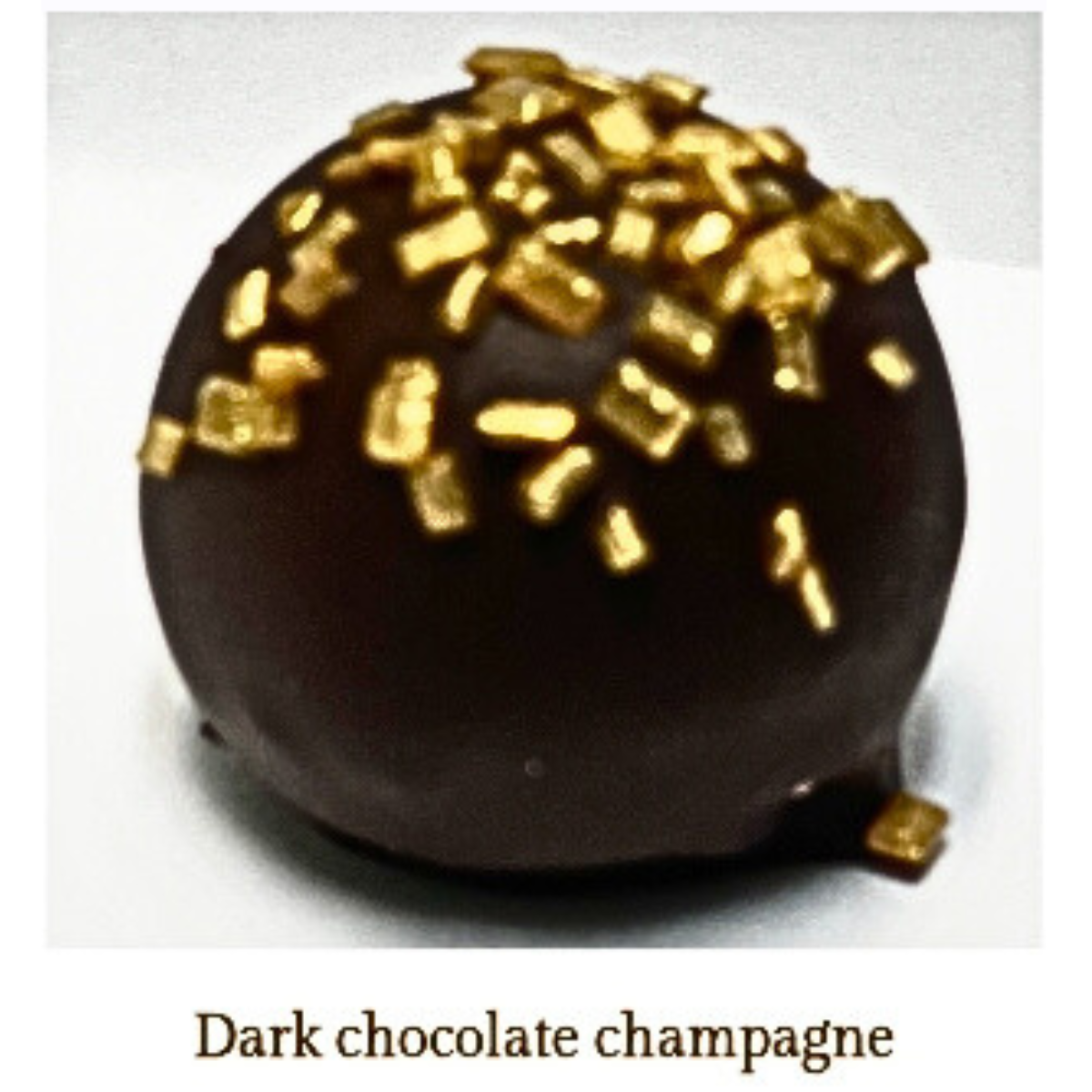 Dark chocolate champagne  (with alcohol)